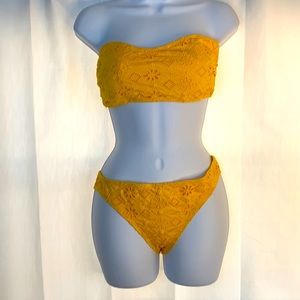 Kate Spade L Yellow Bikini